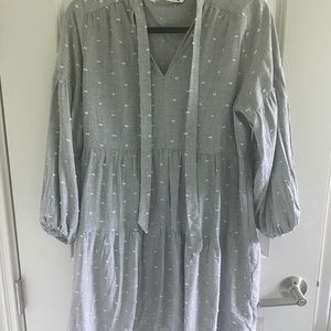 Polka dot dress zara